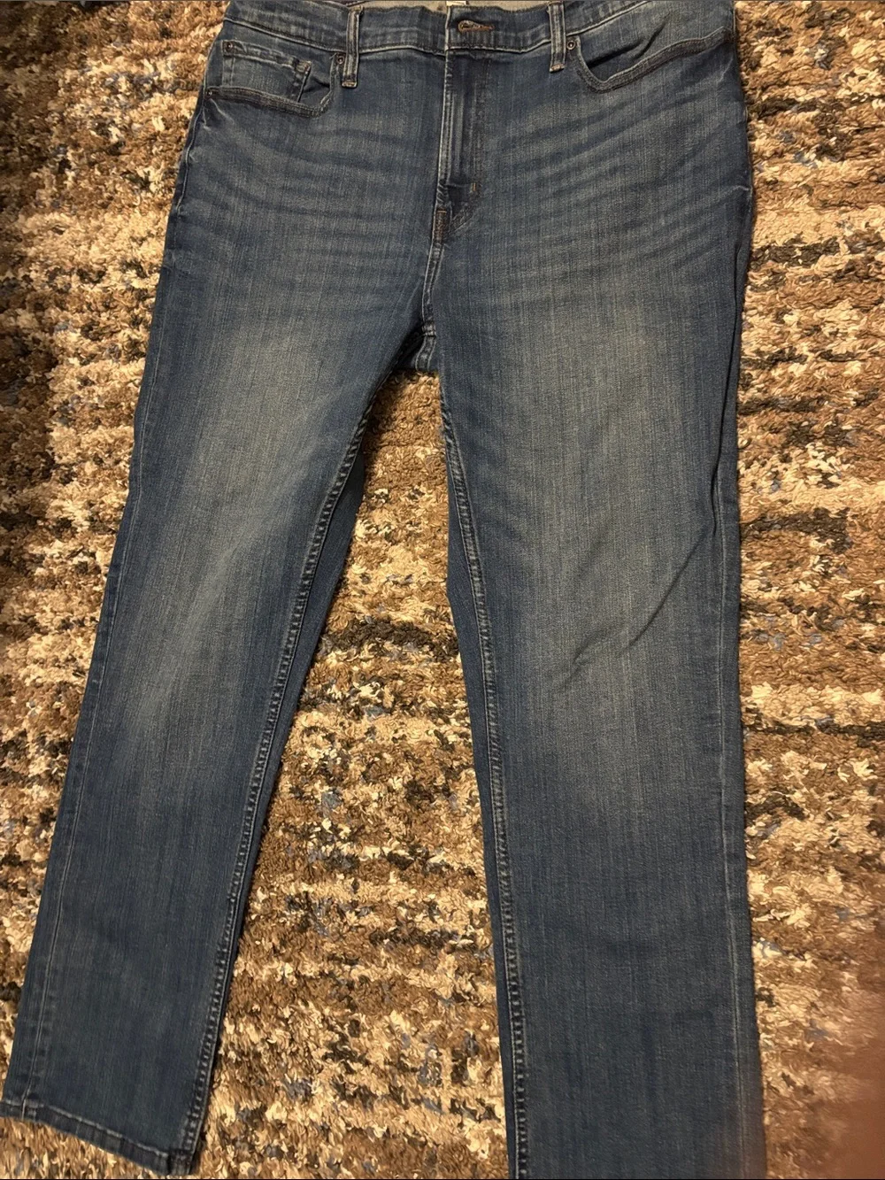 Men’s Blue Stretch Slim Jeans